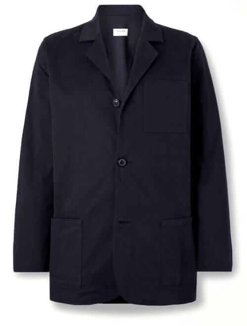 Ghiaia Cashmere cotton-twill blazer