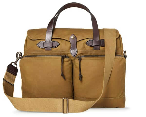 Filson 24-hour tin cloth briefcase
