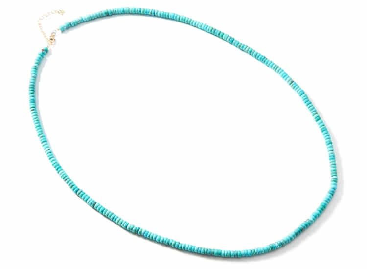 Mateo Turquoise Rounded Bead Necklace