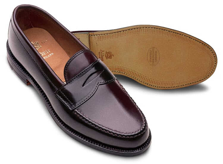 alden 986 leisure handsewn penny loafer