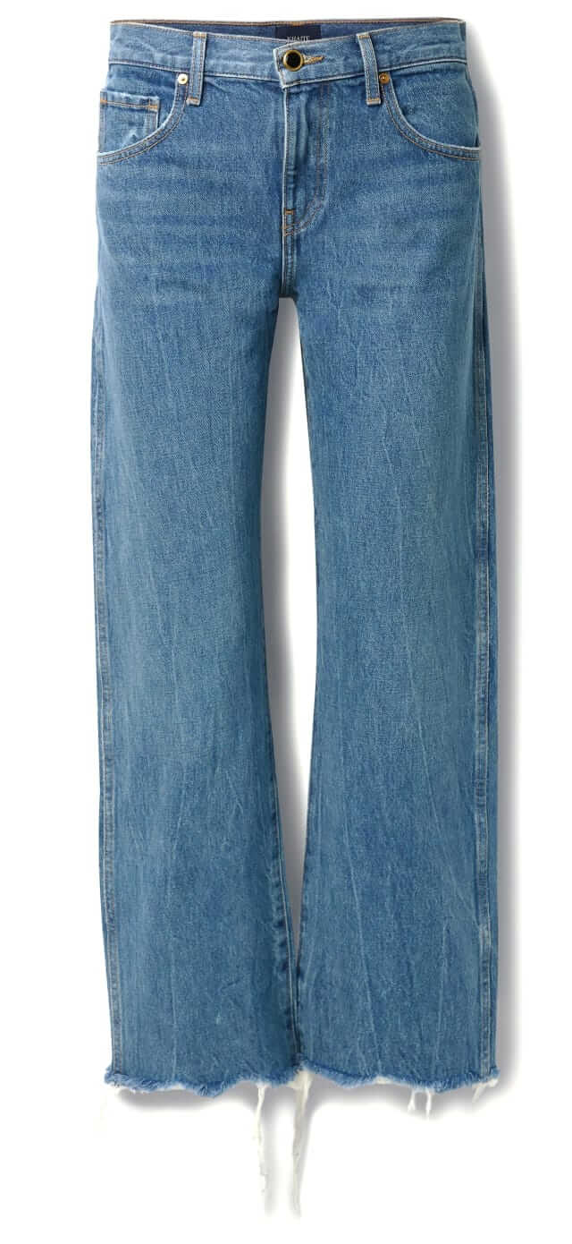 Khaite Kerrie frayed jean