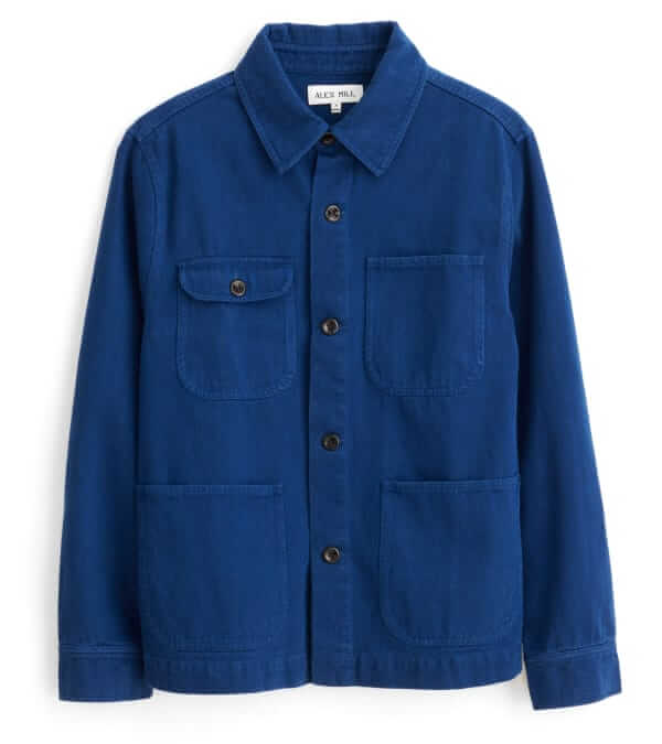 Alex Mill Recycled Denim Indigo-Dyed Work Jacket