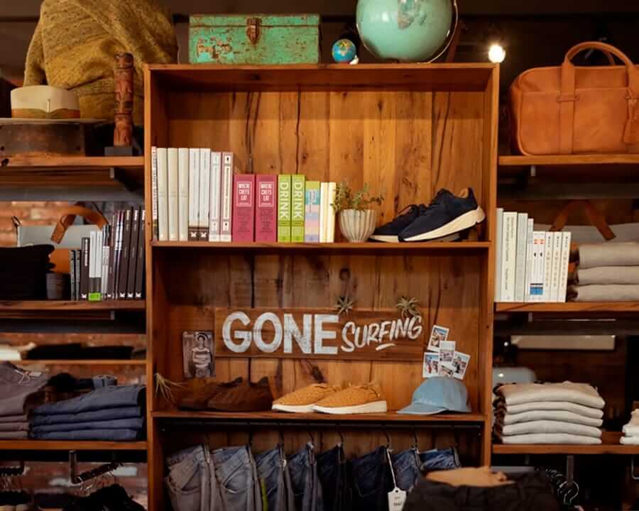 Canoe Club men's shop in Boulder, Colorado