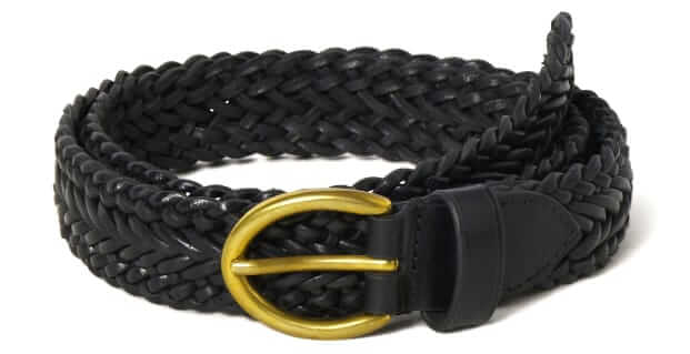 Buck Mason Braided leather belt