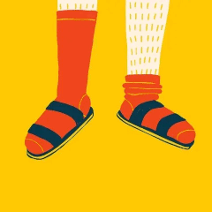 Men's socks animation