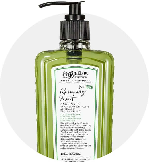 C.O. Bigelow Rosemary Mint hand wash