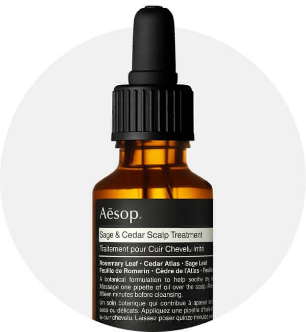 Aesop Sage and Cedar scalp treatment