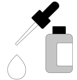 Facial acids illustration