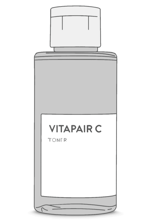 Men's facial toner illustration