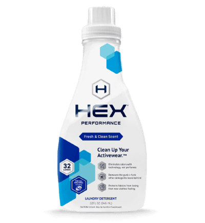 Workout gear laundry detergent