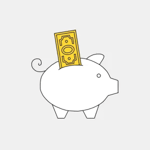 Save money illustration