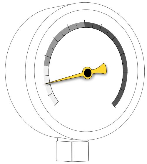 Pressure guage illustration