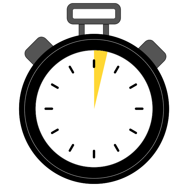 Time clock illustration