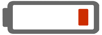 Low battery illustration