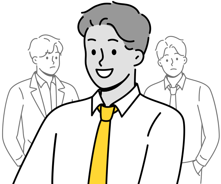 Man with rizz illustration