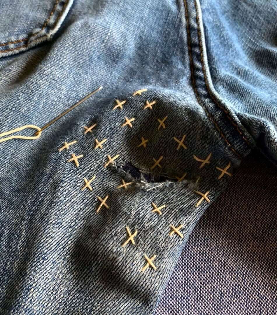 Fix Your Clothing with Sashiko Sewing | Valet.