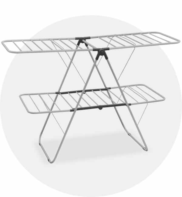 Brookstone Two-tier collapsible drying rack