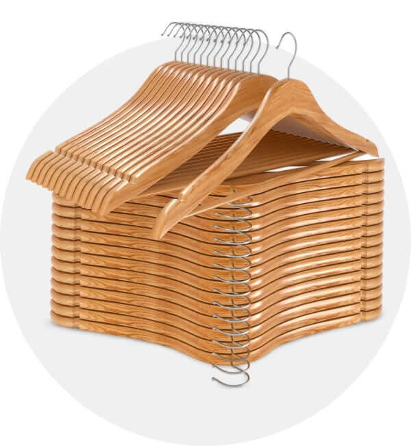 Utopia Home Wooden hangers