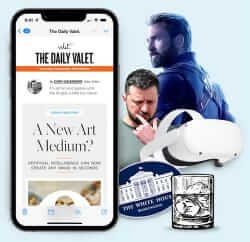 The Daily Valet. men's current events newsletter