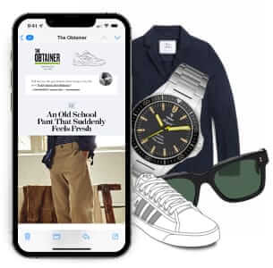 The Obtainer men's style and shopping newsletter