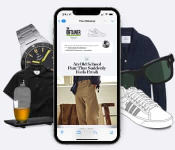 The Obtainer men's style and shopping newsletter