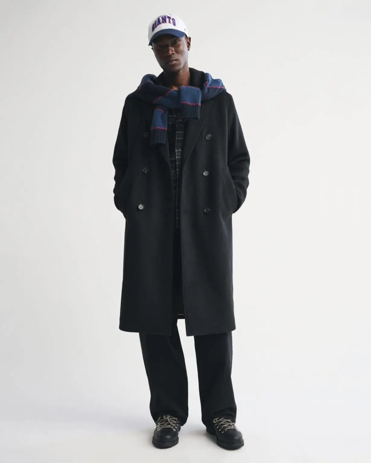 Abercrombie & Fitch Wool-blend double-breasted coat