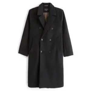 Abercrombie & Fitch Wool-blend double-breasted coat
