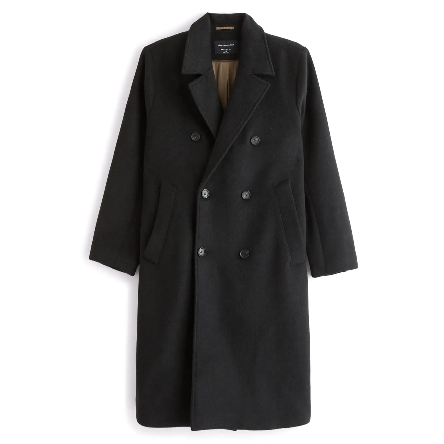 Abercrombie & Fitch Wool-blend double-breasted coat