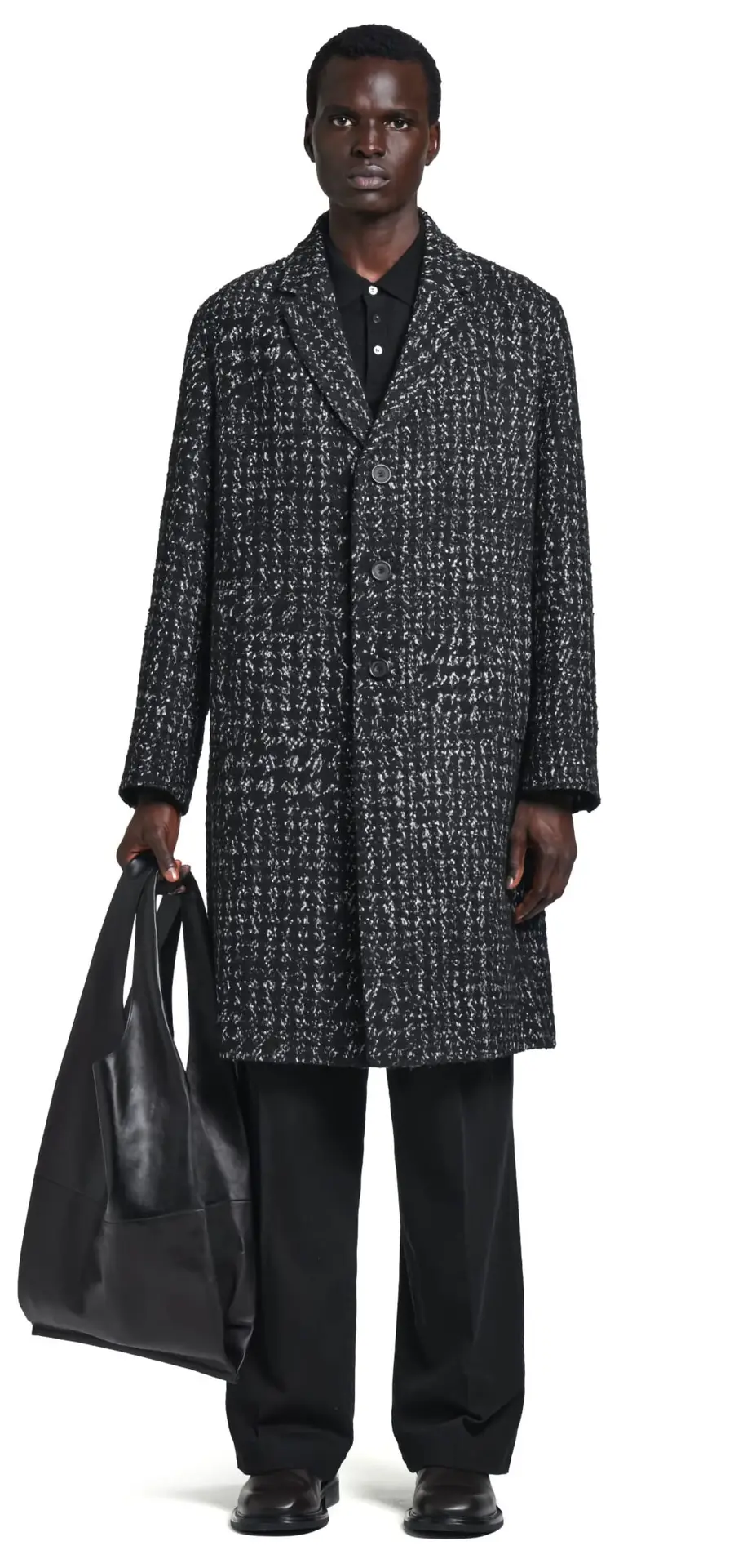 COS Houndstooth coat