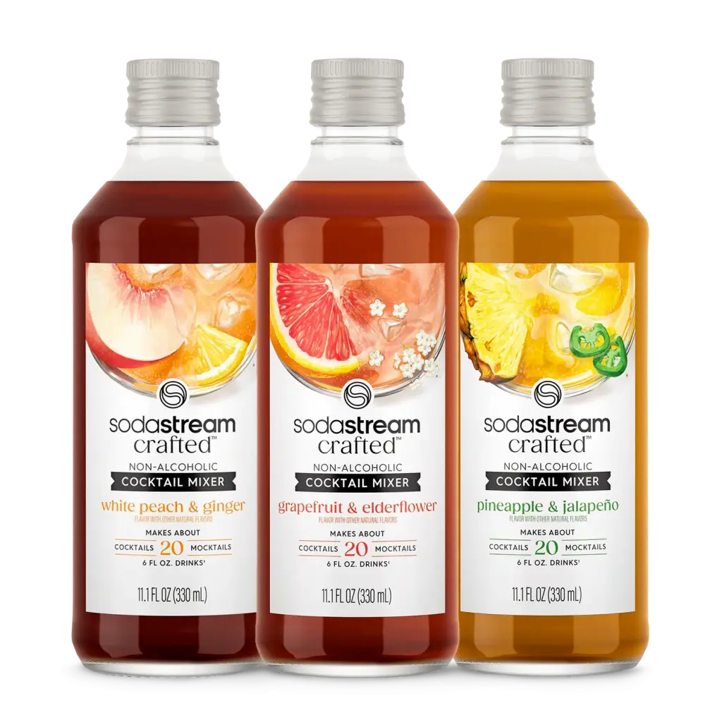 SodaStream crafted NA mixers variety pack