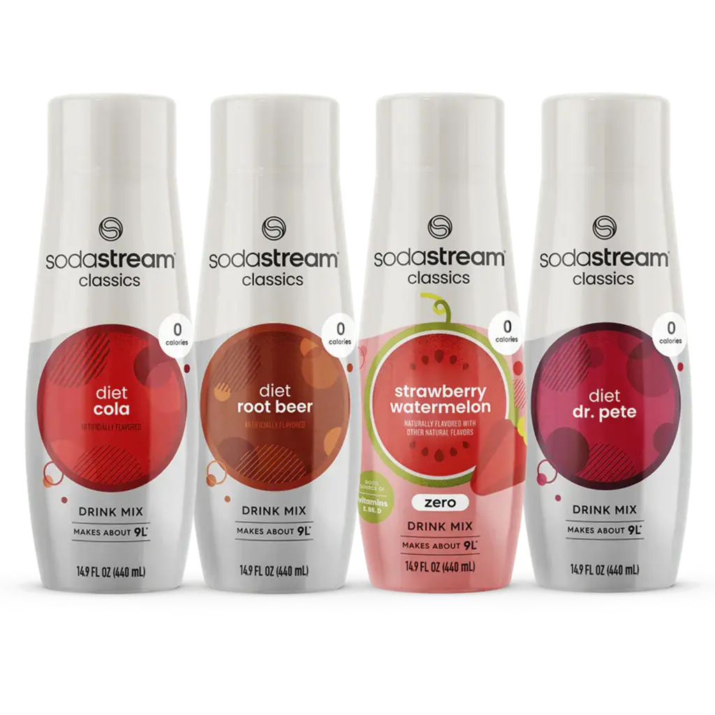 SodaStream Diet sparkling drink mix variety pack