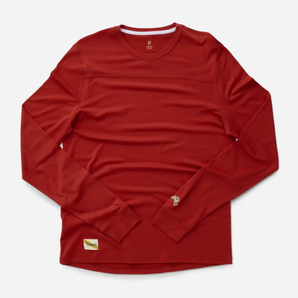 Tracksmith Harrier merino shirt