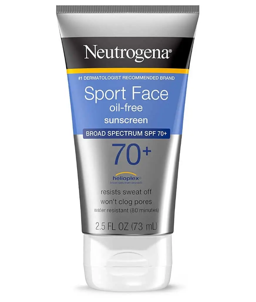 Neutrogena sport face oil free sunscreen spf 70