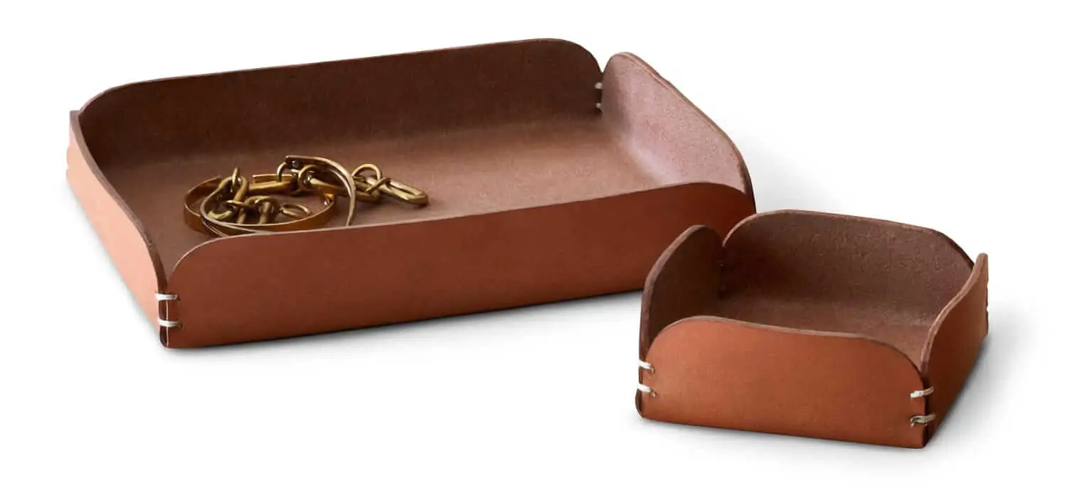 The citizenry azad leather tray