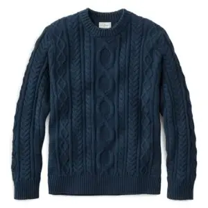 L.L.Bean Heritage fisherman sweater