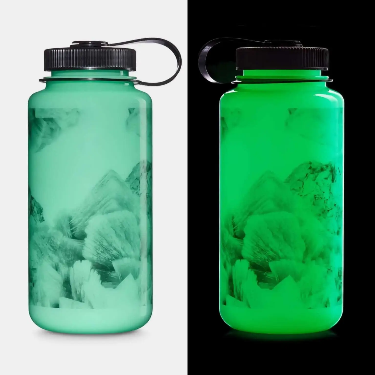 32-ounce glowing bottle