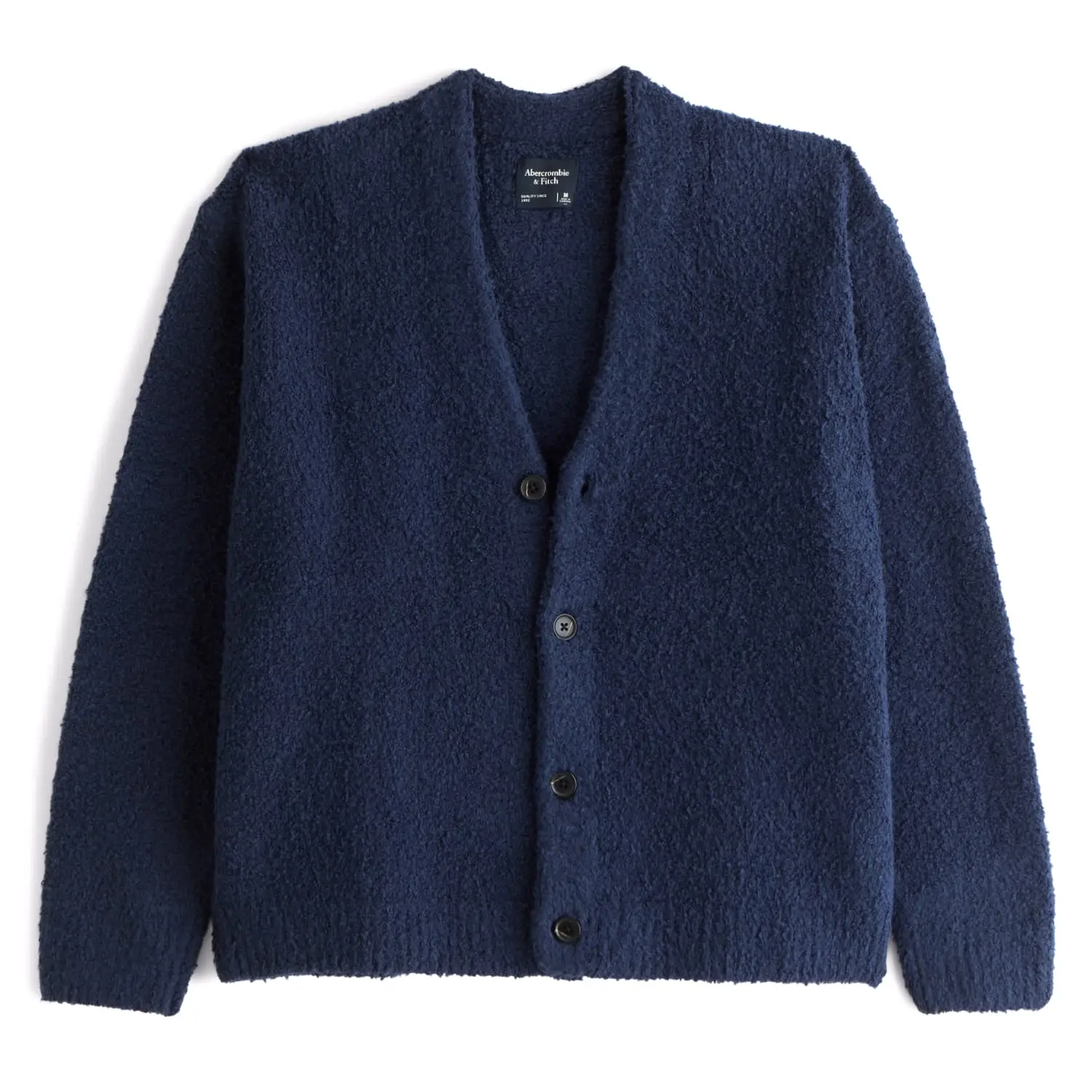abercrombie and fitch boucle cropped cardigan