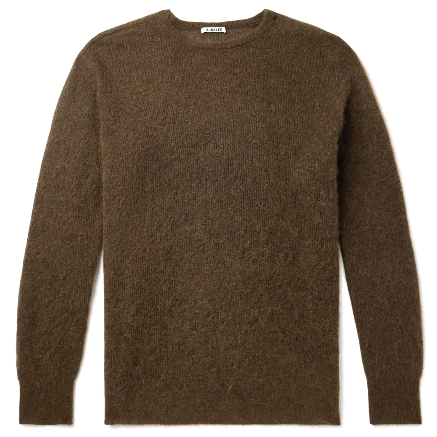 auralee ribbed alpaca crewneck