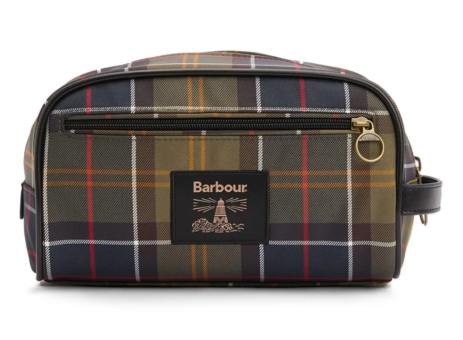 Barbour Tartan dopp kit