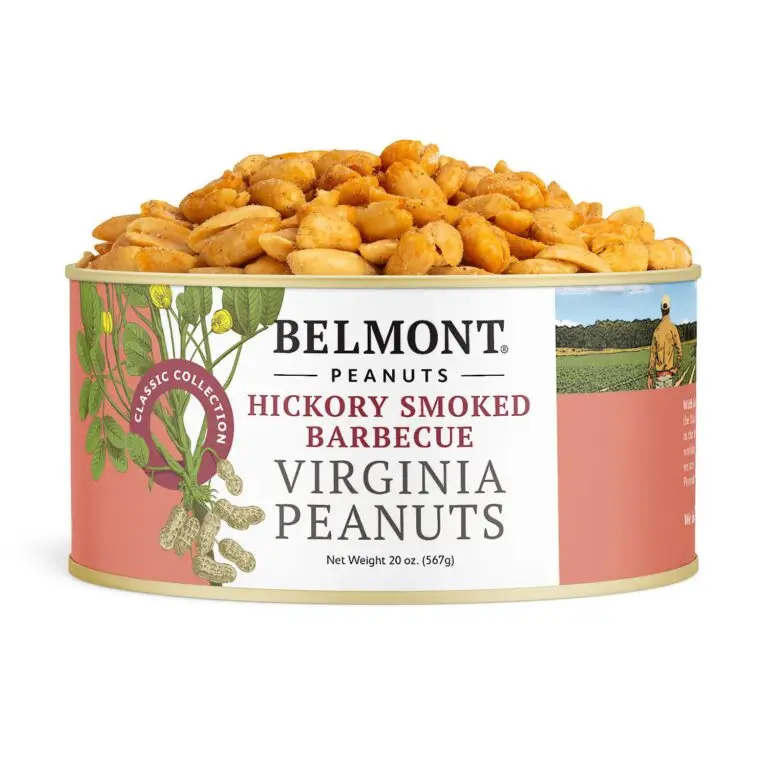 Hickory-smoked peanuts