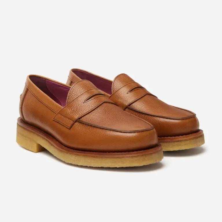 Ellis crepe loafer