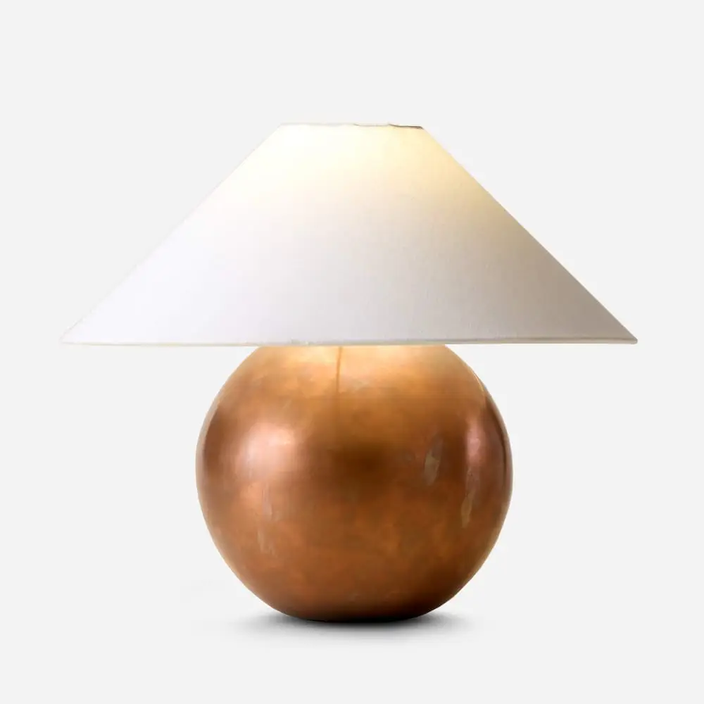 CB2 Elenora copper lamp