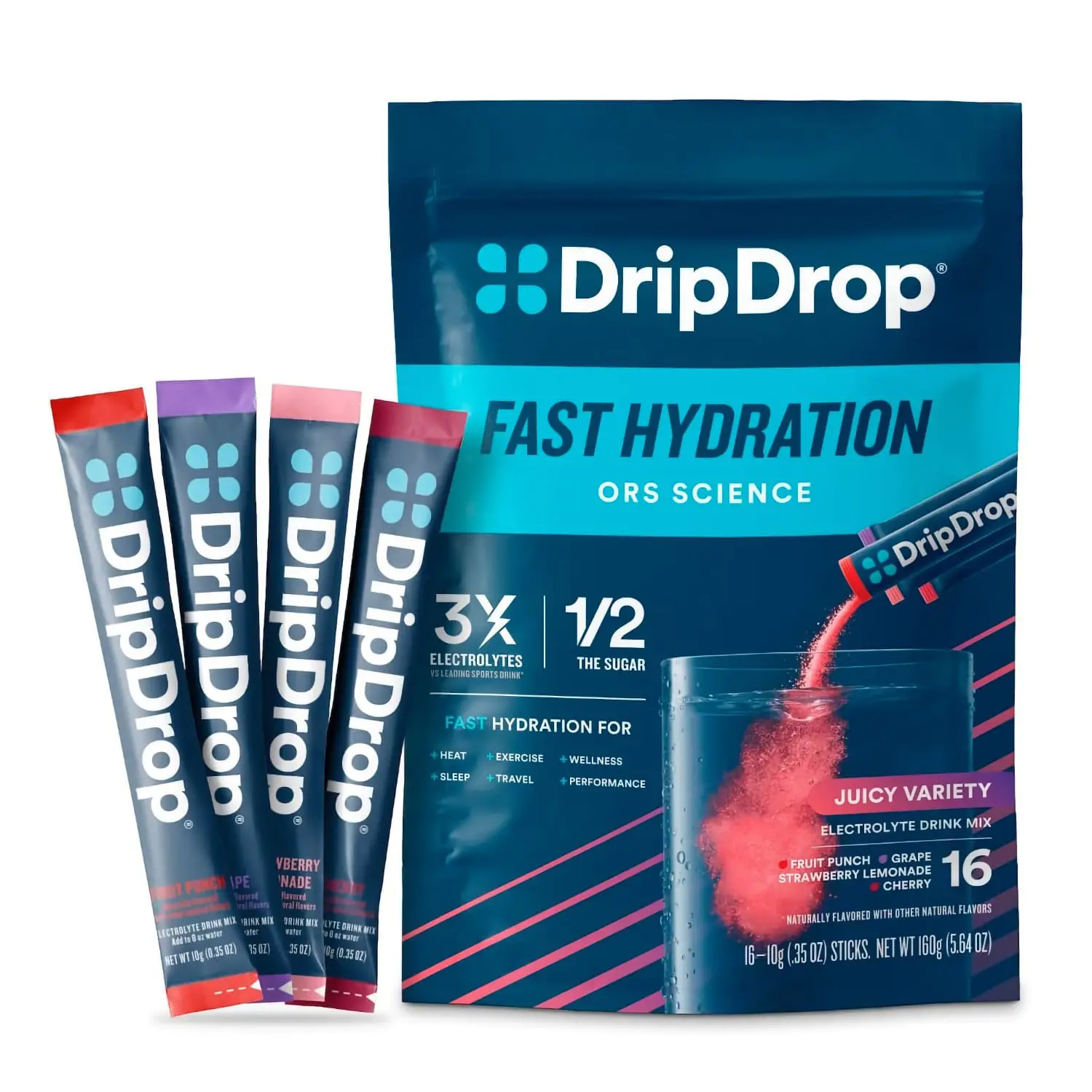 DripDrop Hydration packets