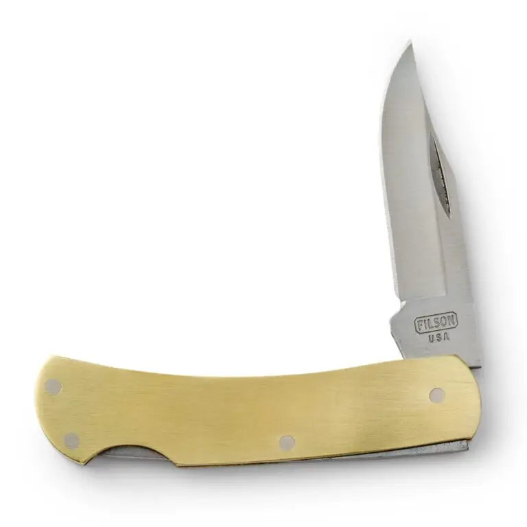 Brass pocket knife