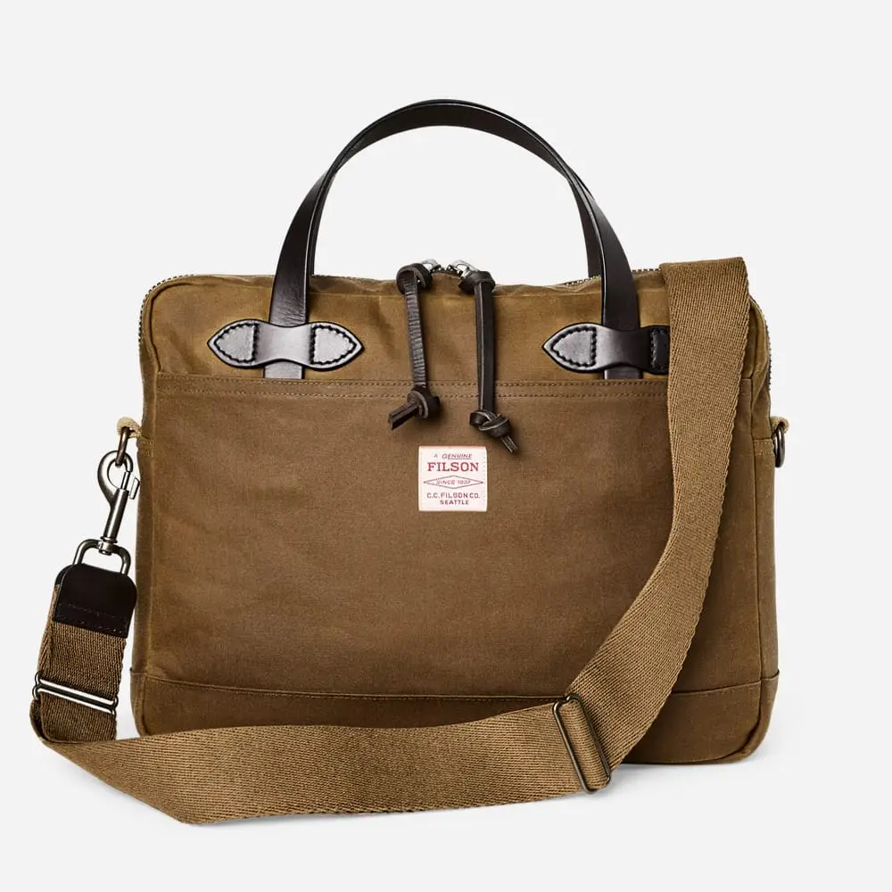 Filson Tin cloth briefcase