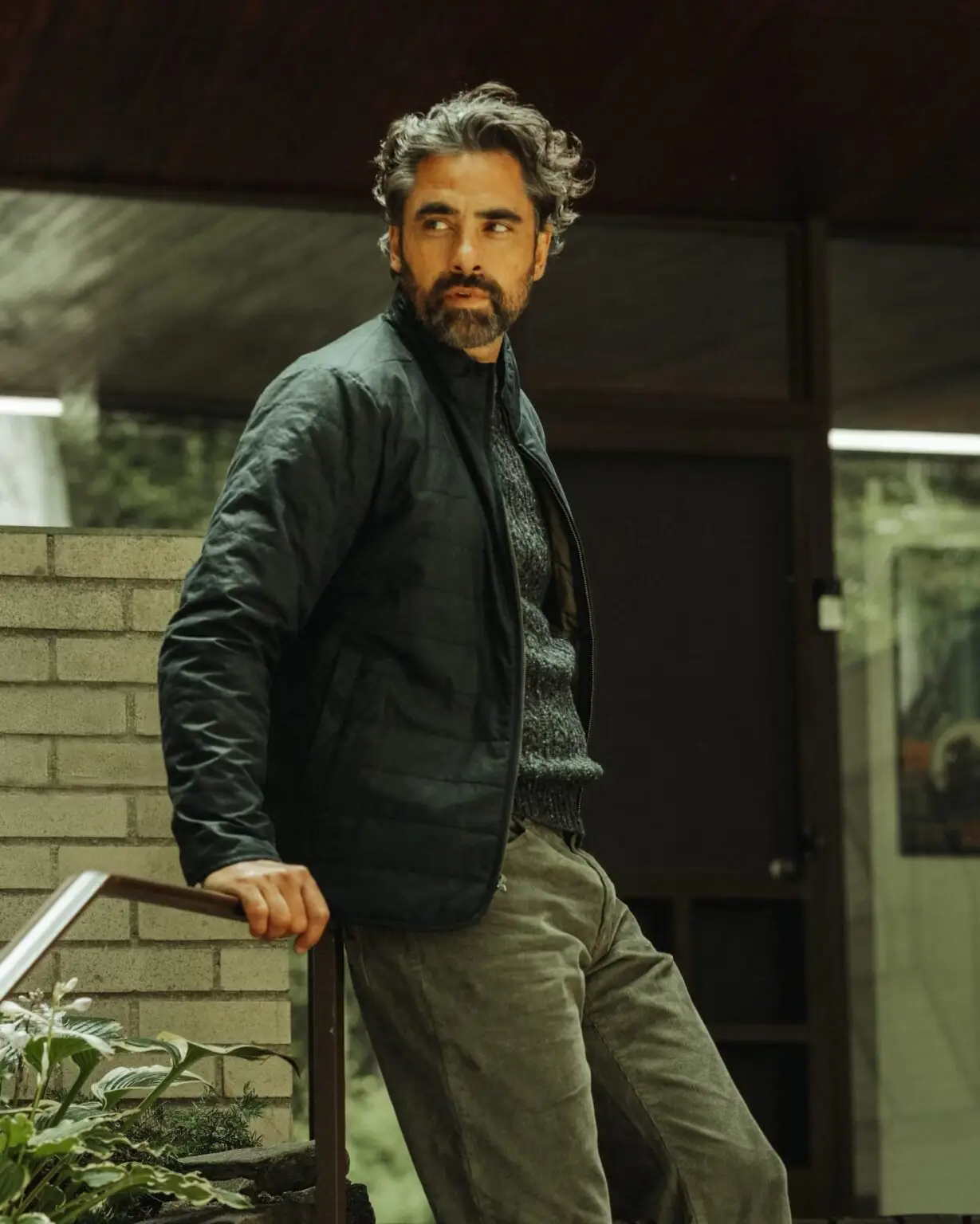 Flint and Tinder York quilted waxed jacket