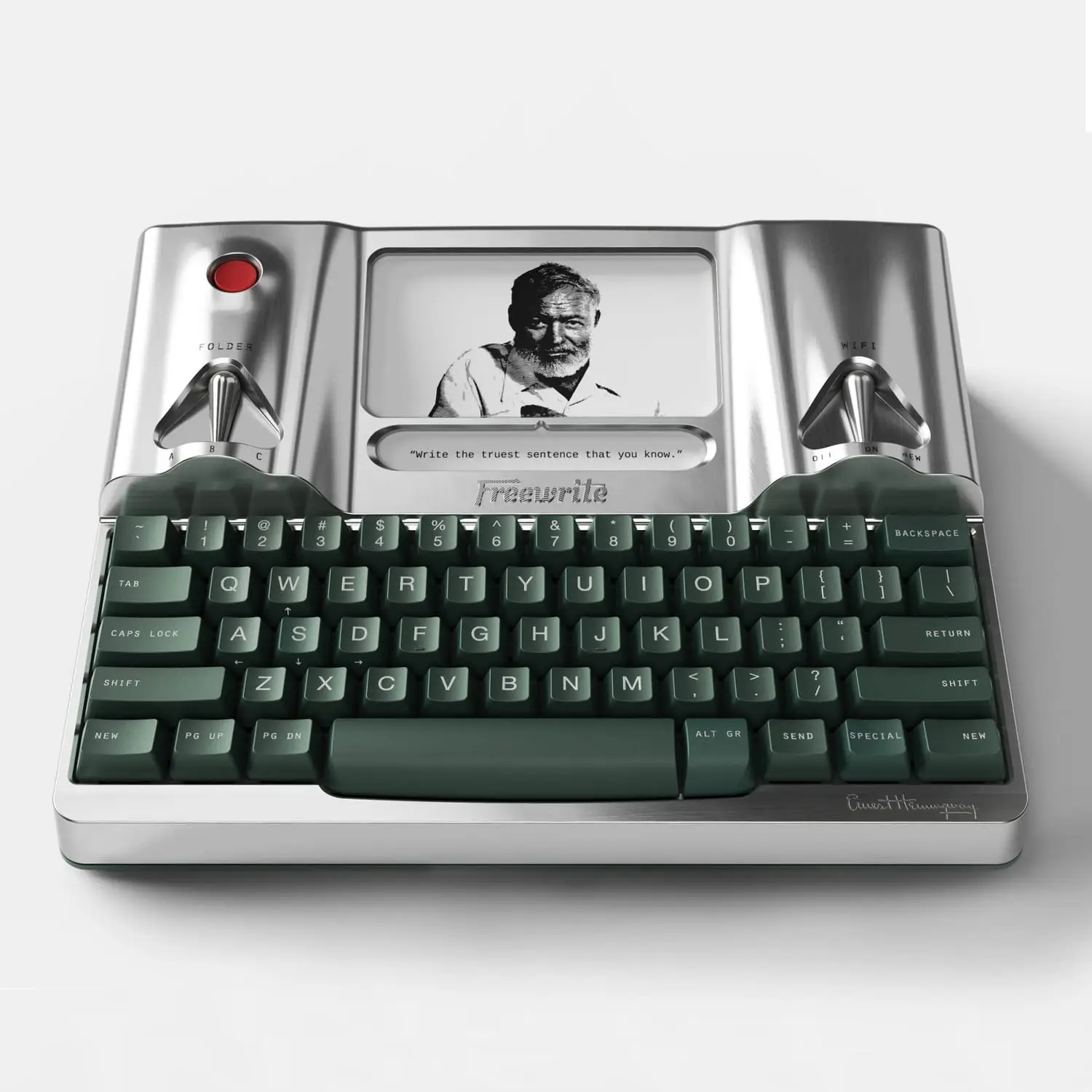 Freewrite Ernest Hemingwrite smart typewriter