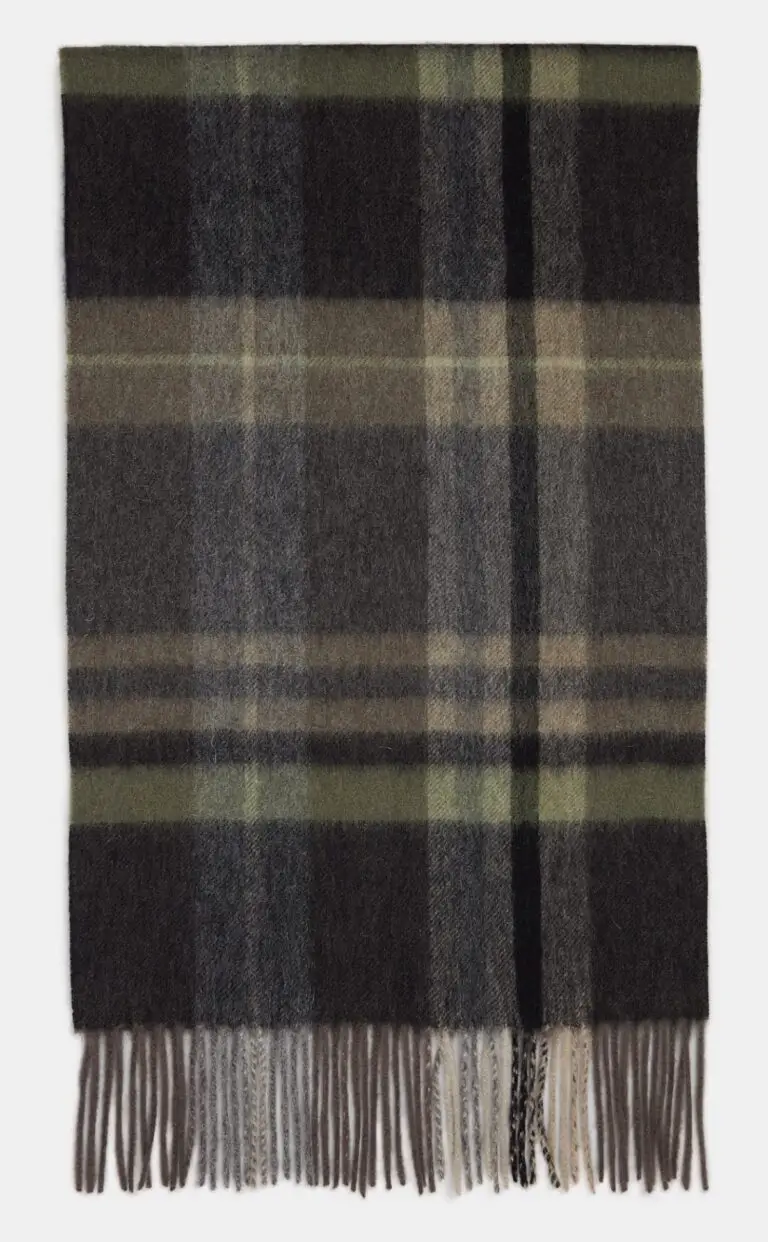 Joseph Abboud Tartan plaid cashmere scarf
