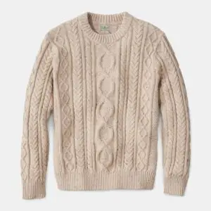 L.L.Bean Heritage fisherman sweater