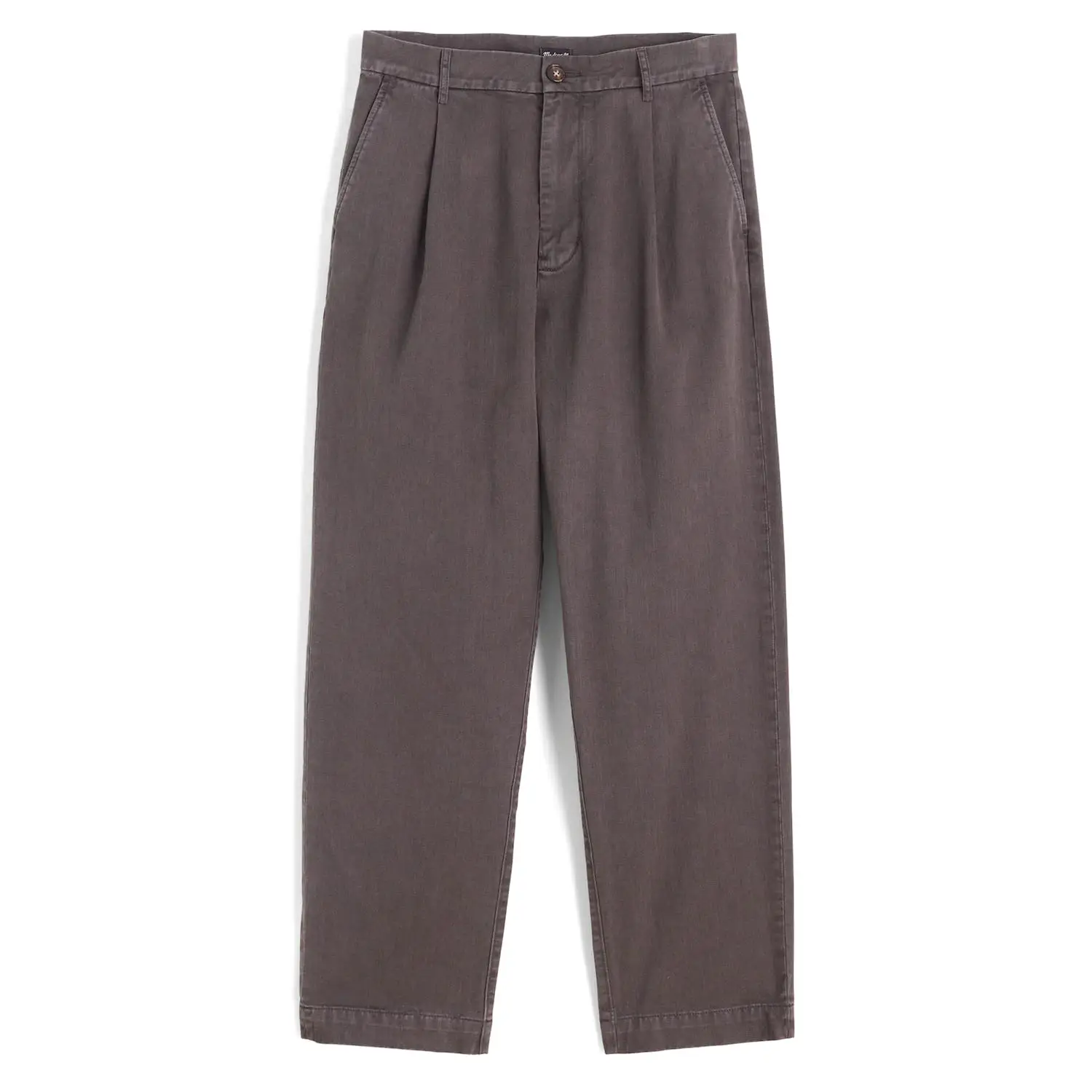 Madewell Pleated twill trouser